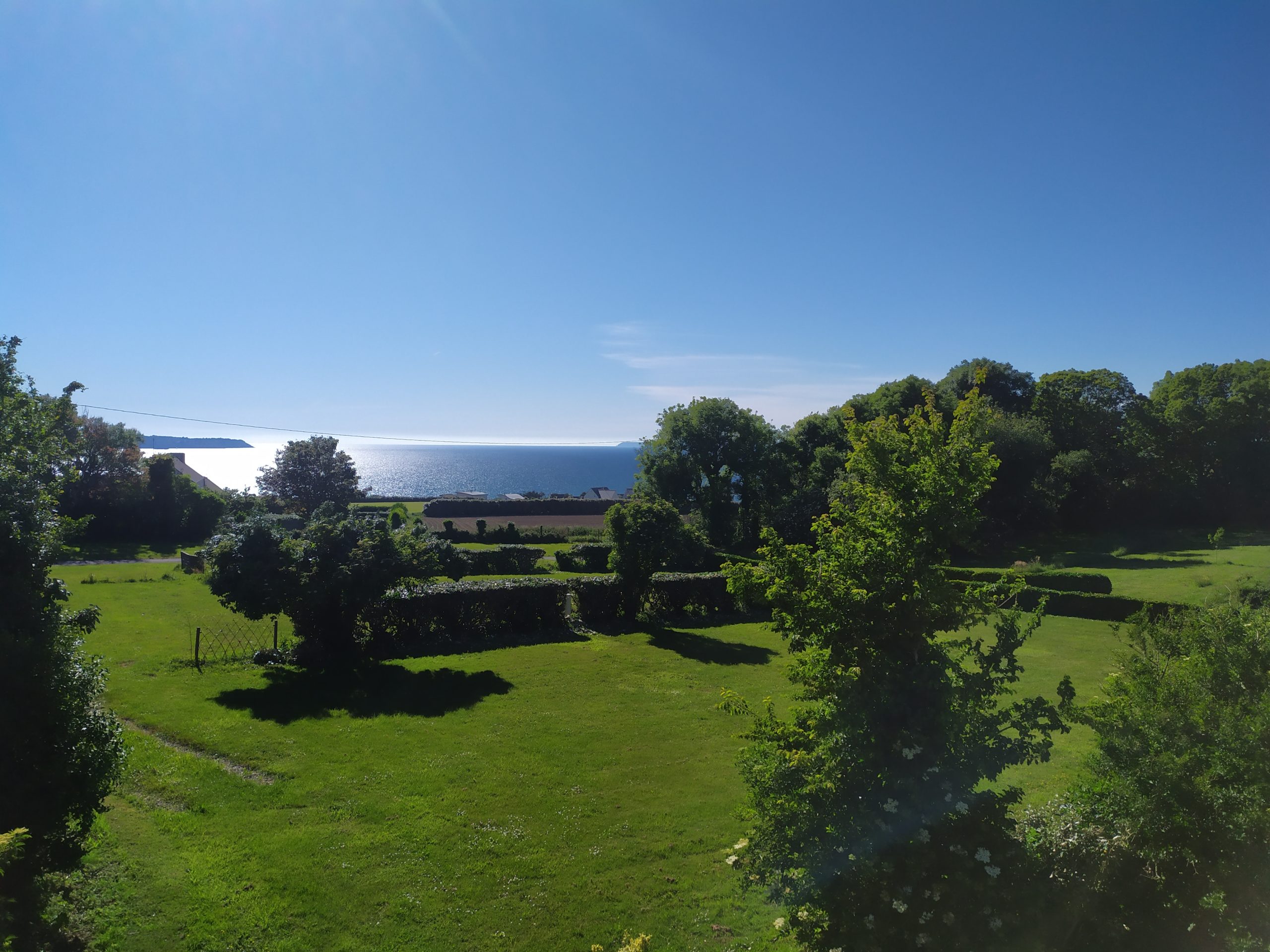 Camping Pré de la Mer - vue sur mer baie Douarnenez